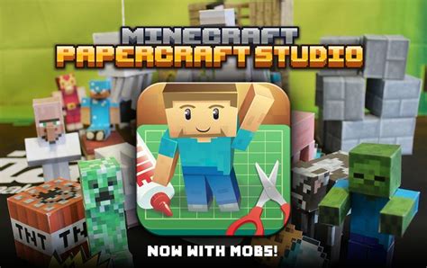 Mojang Minecraft Papercraft Studio app Minecraft Official Site, Mojang Minecraft, Studio App ...