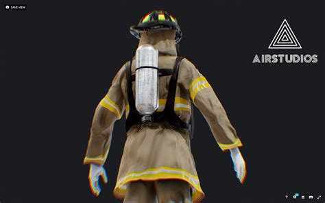 3D New York City Firefighter Uniform Model - TurboSquid 1886025