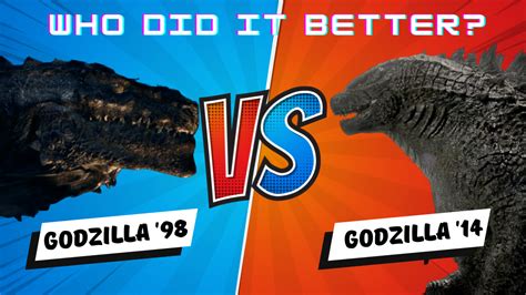 Godzilla 1998 Vs Godzilla 1954