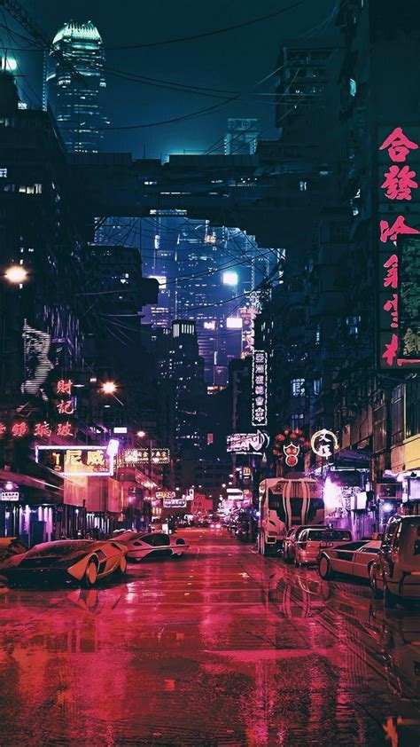 Anime Aesthetic City Wallpapers - Wallpaper Cave