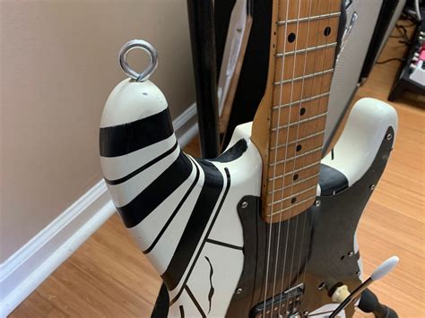 78 Van Halen Frankenstrat Replica B&W | Etsy