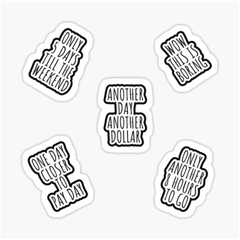 "Funny Working From Home Quotes Bundle" Sticker for Sale by CoolYule | Redbubble