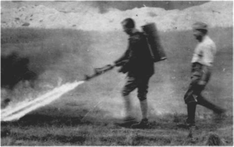 Flamethrower - weapons of ww1