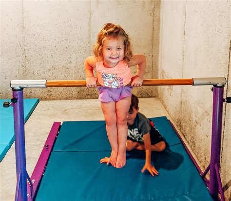 Best Gymnastics Equipment for Home - Our Home Gymnastics Setup • COVET by tricia