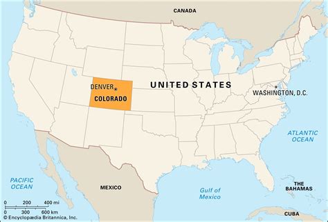 Usa Map Of Colorado - Dolley Hollyanne