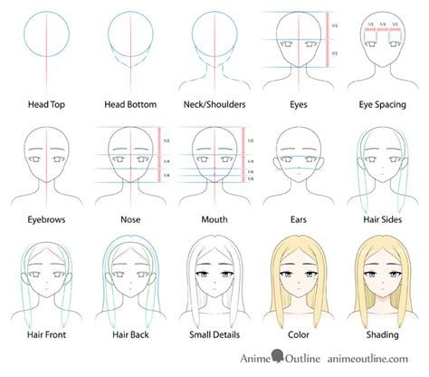 How to Draw a Beautiful Anime Girl Step by Step - AnimeOutline