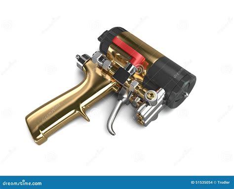 Sprayfoam gun stock photo. Image of foam, insulated, fill - 51535054