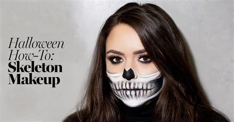 Half-Skeleton Makeup Is Trending for Halloween, and It’s Scary Good ...