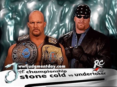 Chyna/Lita and Stone Cold/Undertaker Judgment Day 2001 Alt. Match Graphics have been found in HD ...