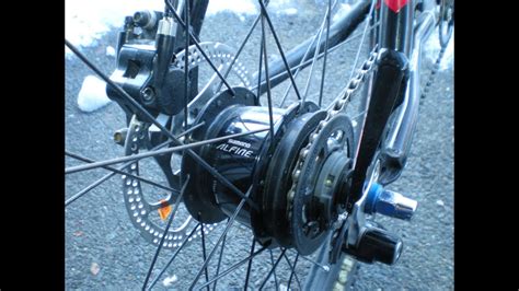 Shimano Nexus Alfine 8 speed How it works - YouTube