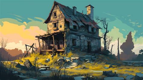 Abandoned House Drawing Stock Illustrations – 1,281 Abandoned House Drawing Stock Illustrations ...