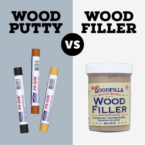 Wood Putty vs Wood Filler (Which to Use & Why) | Saws on Skates®