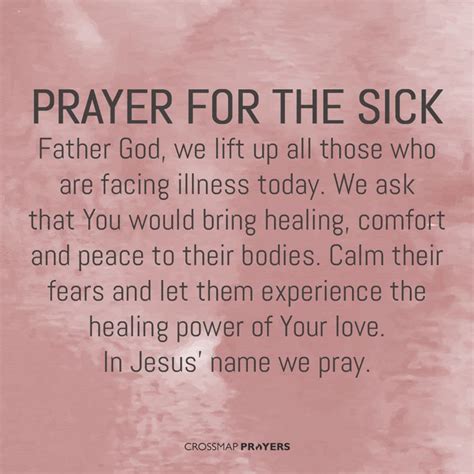 Healing prayer for a sick friend - retyarticles