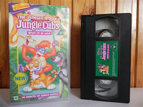 The Jungle Books Jungle Cubs, Born To Be Wild, Disney, Animated, Kids, VHS – Golden Class Movies LTD