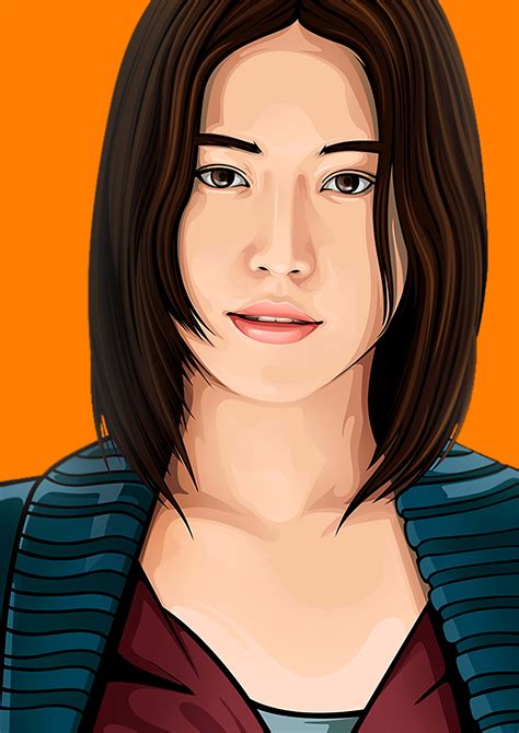 20 Beautiful Vexel Art Portraits - Vector Portrait illustrations