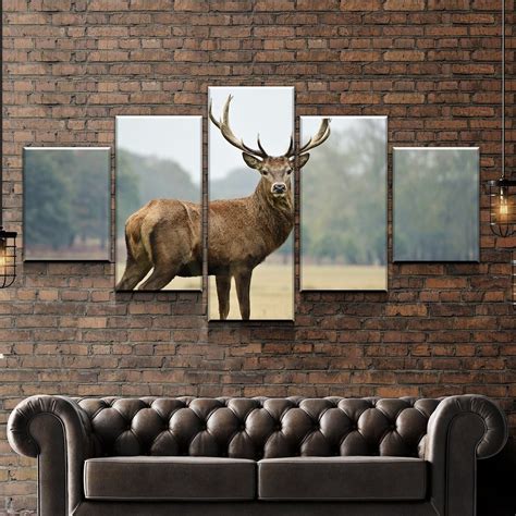 Elk Canvas Set Poster Home Decor Artwork Print - Etsy