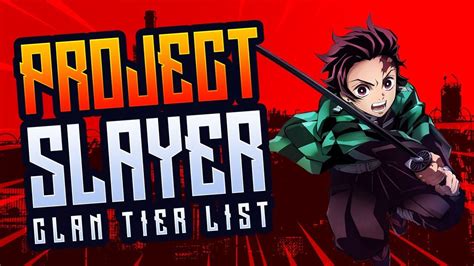 Project Slayers Clan Tier List (2023)