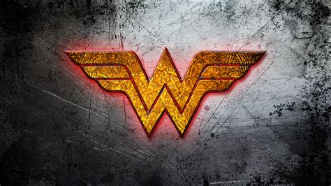 Wonder Woman golden logo wallpaper - Comic wallpapers - #50697