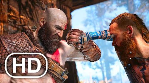 GOD OF WAR PS5 Kratos Vs Baldur Boss Fight Gameplay 4K ULTRA HD ...