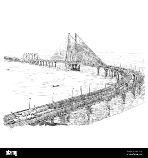 Bandra–worli sea link Cut Out Stock Images & Pictures - Alamy