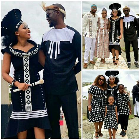 Clipkulture | Couple and Family In Xhosa Inspired Traditional Wedding Outfit