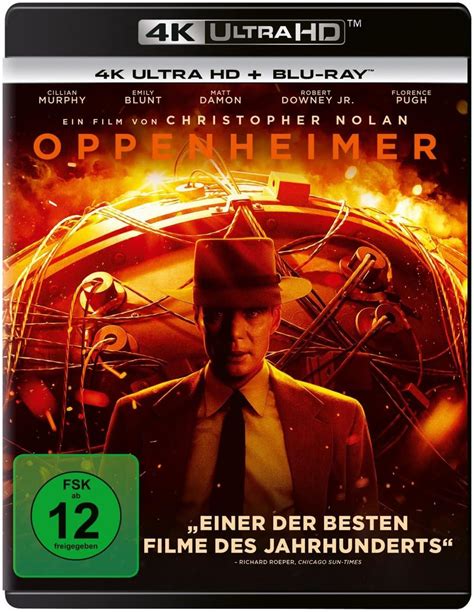 Oppenheimer. 4K UHD: 4K Ultra HD Blu-ray + Blu-ray: Amazon.co.uk: Nolan ...