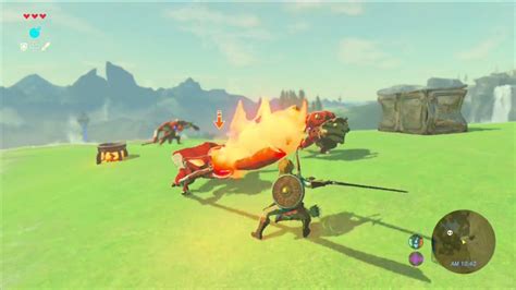 Zelda: Breath of the Wild weapons video