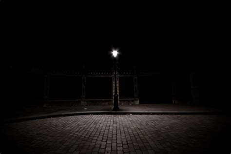 A solitary lamp post - Night photography