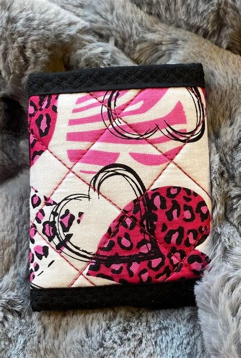 Child Wallets Kids Wallets My First Wallet Toddler Size Trifold Wallets Pink Cheetah With Hearts ...