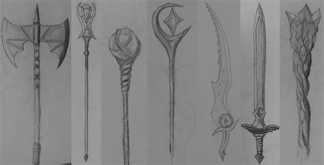 fantasy weapon concepts | OpenGameArt.org