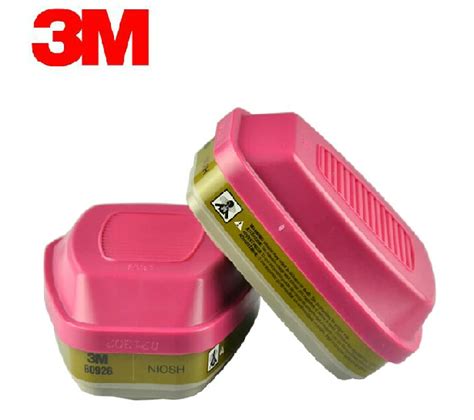 3M 60926 Multi Gas/Vapor Cartridge/Filter Respiratory Protection AgainstOV/CL/CD/HC/AM/MA/SD/HF ...