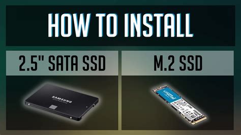 HOW TO INSTALL SSD 2020 - SATA & M.2 SSD EASY Step by Step Beginners Installation Guide • Epic ...