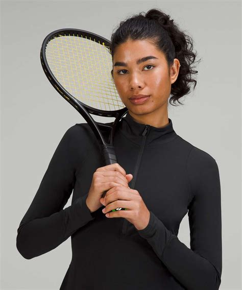 Lululemon Nulux Long-Sleeve Tennis Dress - Black - lulu fanatics