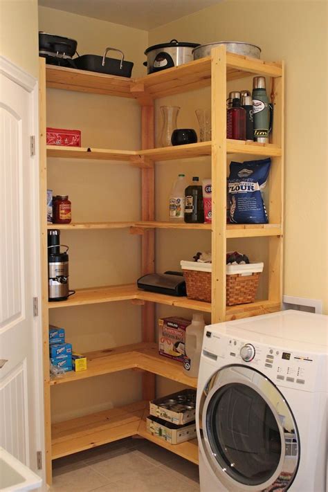 Laundry Room Storage Shelves | Home Inspiration