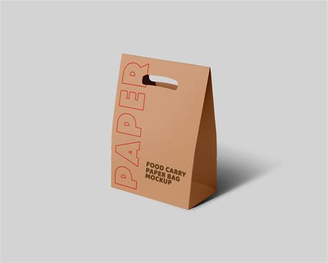 Paper Carry Bag Mockup - Graphicsfuel