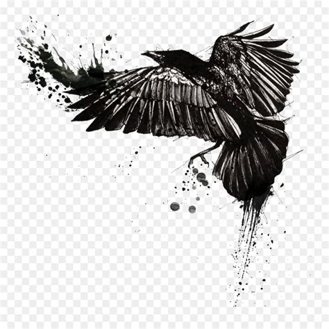 Free Raven Silhouette Tattoos, Download Free Raven Silhouette Tattoos png images, Free ClipArts ...