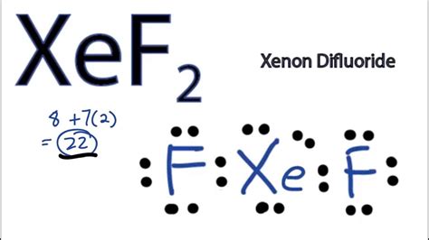 XeF2 Lewis Structure - How to Draw the Lewis Structure for XeF2 - YouTube