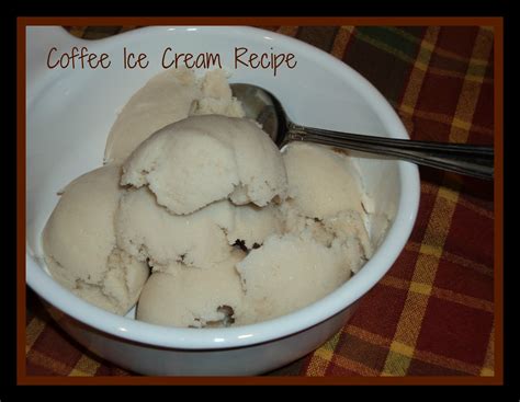 Coffee Ice Cream Recipe - ThirtySomethingSuperMom