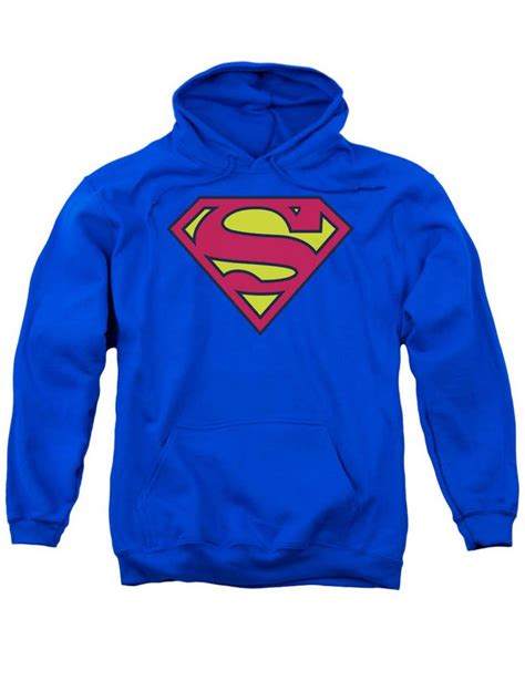 Superman Hoodie | Blue Front Logo - Ujackets