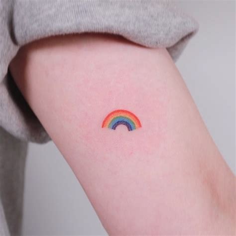 Top 85+ tiny rainbow tattoo latest - in.coedo.com.vn