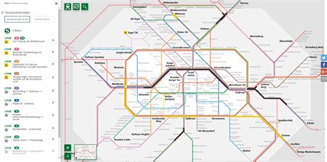 Interaktives Liniennetz für S-Bahn, U-Bahn, Regio | S-Bahn Berlin GmbH