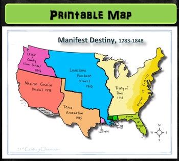 Manifest Destiny Map