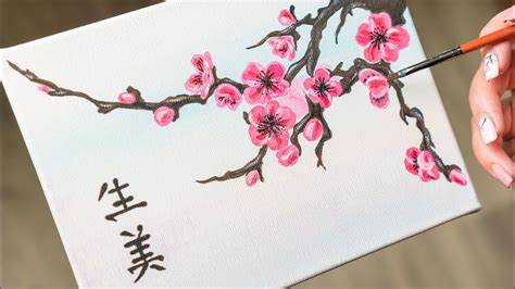 Japanese Cherry Blossom Painting