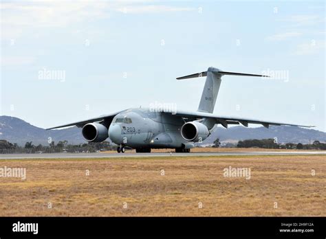 Japan Air Self-Defence Force Kawasaki C-2 Military Transport Aircraft ...