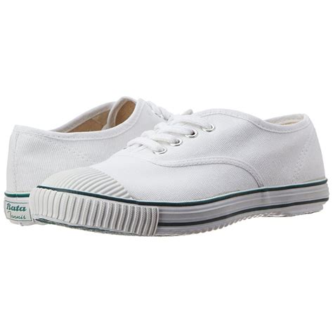 Buy Bata school white canvas tennis shoe laceup