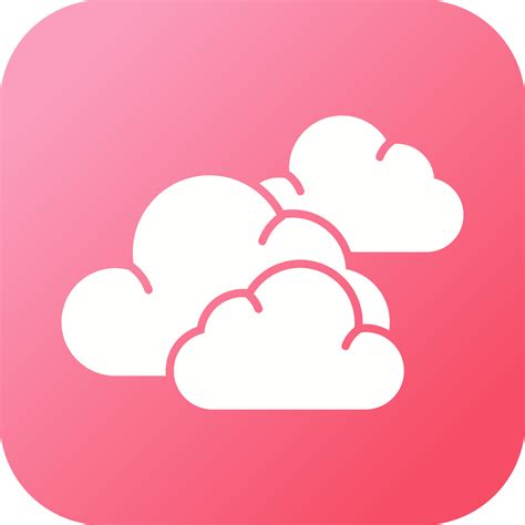 Cloudy Vector Icon 17223447 Vector Art at Vecteezy