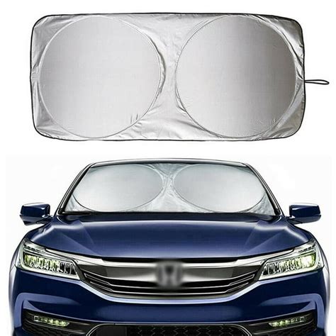 IClover Foldable Windshield Sun Shade Auto Car Jumbo Sunshade Visor ...