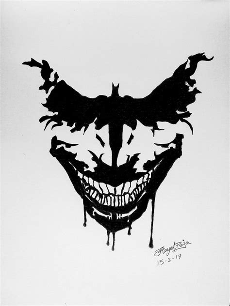 Pin by Symbelex on #Artbygraphite | Joker drawings, Batman tattoo ...