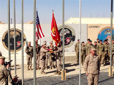 U.S. Marines end operations in Afghanistan