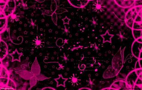 Pink And Black Wallpaper | This Wallpapers